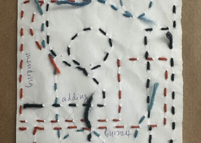 dear future letter stitched front