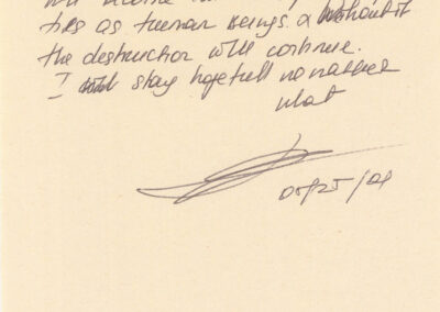 letter on paper